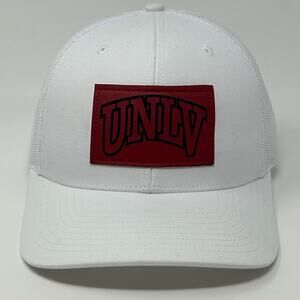 UNLV Rebels Trucker Hat Baseball Cap White University Nevada Las Vegas Snapback